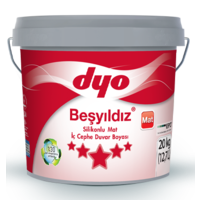 Dyo Boya - Beşyıldız Silikonlu Mat - Silikonlu Mat İç Cephe Duvar Boyası