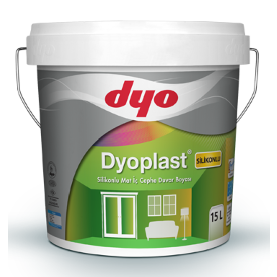 Dyo Boya - Dyoplast Silikonlu - Silikonlu Mat İç Cephe Duvar Boyası