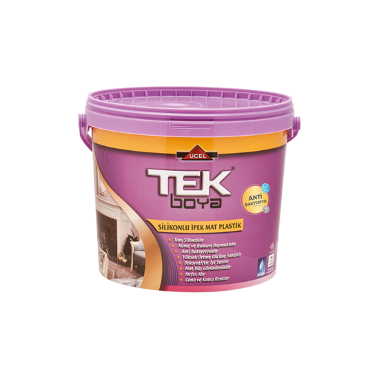 TEK BOYA - Silikonlu İpek Mat Plastik - İç Cephe Boyası
