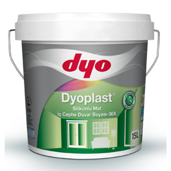 Dyo Boya - Dyoplast Silikonlu Mat Antibakteriyel - İç Cephe Duvar Boyası