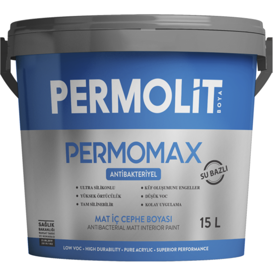 Permolit - Permomax Antibakteriyel Mat İç Cephe Boyası