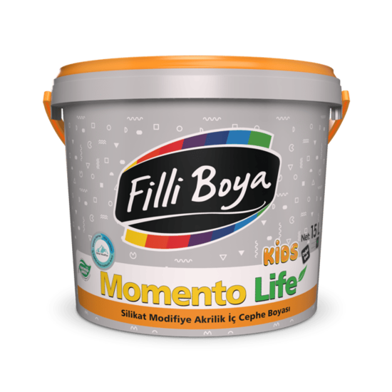 Filli Boya - Momento Life Kids - Silikat Modifiye Akrilik Silinebilir İç Cephe Boyası Filli Boya - Momento Life Kids - Silikat Modifiye Akrilik Silinebilir İç Cephe Boyası