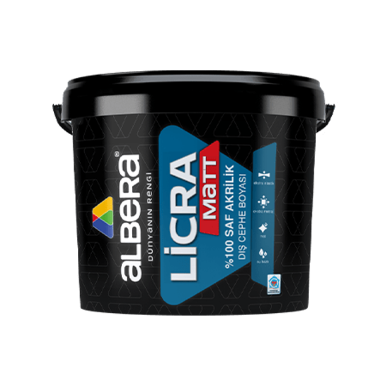 Albera Boya - Licra Matt - %100 Saf Akrilik Dış Cephe Boyası