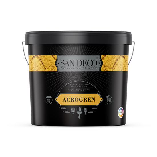 San Deco - Acrogren - Silikon Katkılı Grenli ve Dış Cephe Kaplaması