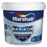 Marshall Boya - Akrikor Silikonlu + Akrilik Grenli - Su Bazlı Dış Cephe Boyası