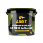 Albera Boya - Asist Silikonlu Grenli - Silikon Esaslı Dış Cephe Kaplama Malzemesi
