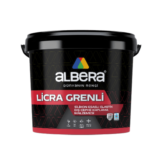 Albera Boya - Licra Grenli - Silikon Esaslı Elastik Dış Cephe Desen Malzemesi