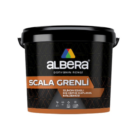 Albera Boya - Scala Grenli - Silikon Esaslı Dış Cephe Desen Malzemesi