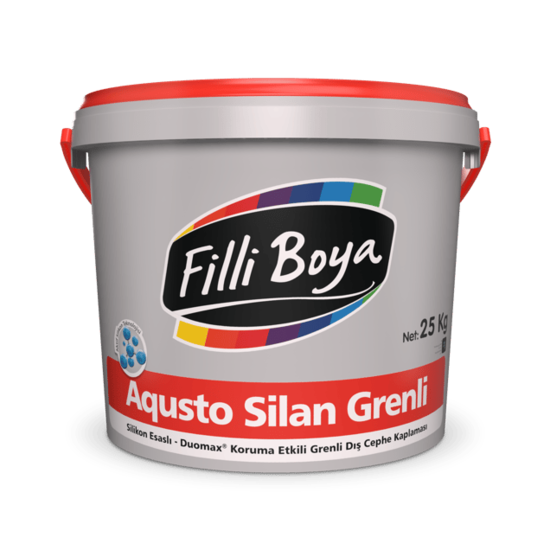 Filli Boya - Aqusto Silan Grenli - Silikon Esaslı Grenli Dış Cephe Kaplaması