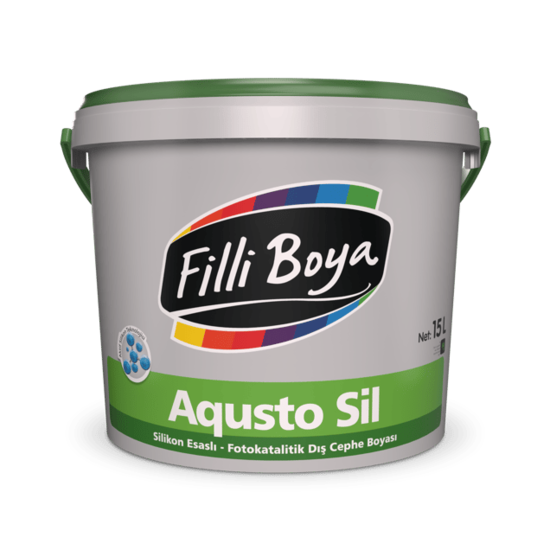 Filli Boya - Aqusto Sil - Silikon Esaslı Fotokatalitik Dış Cephe Boyası Filli Boya - Aqusto Sil - Silikon Esaslı Fotokatalitik Dış Cephe Boyası