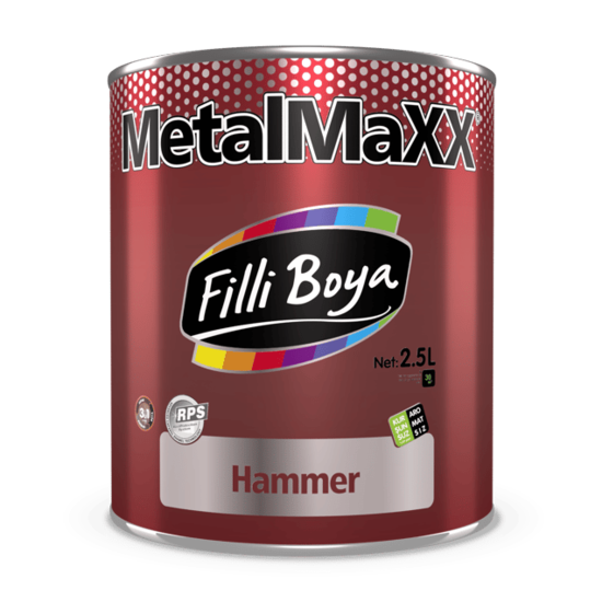 Filli Boya - MetalMaXX Hammer - Çekiçlenmiş Dokuda Metal Kaplama Boyası