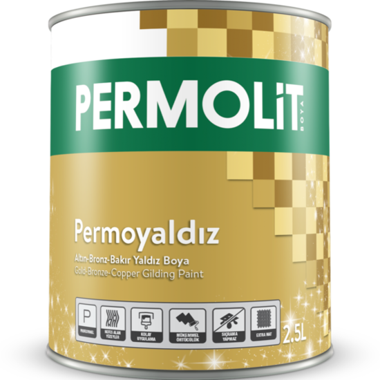Permolit - Permoyaldız - Altın Bronz Bakır Yaldız Boya
