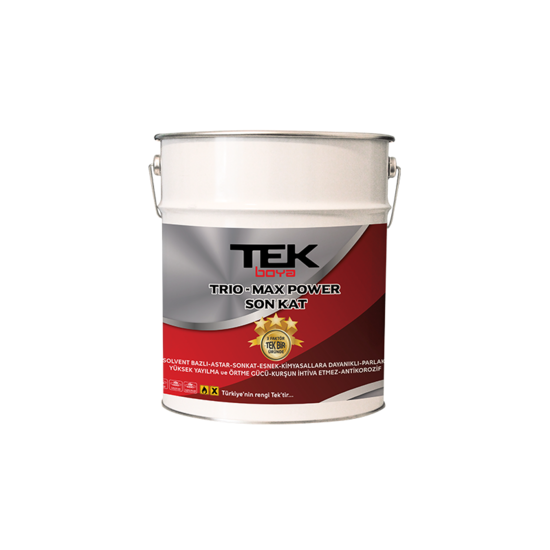 TEK BOYA - Trio-Max Power Son Kat - Astar ve Boya