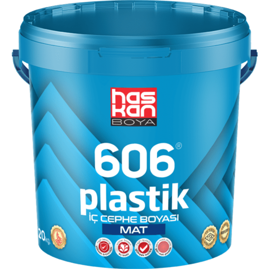 Haskan Boya - Haskan 606 Plastik Mat Boya - Dekoratif Mat İç Cephe Boyası