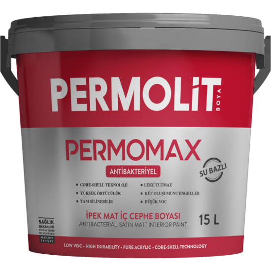 Permolit - Permomax Antibakteriyel İpek Mat İç Cephe Boyası