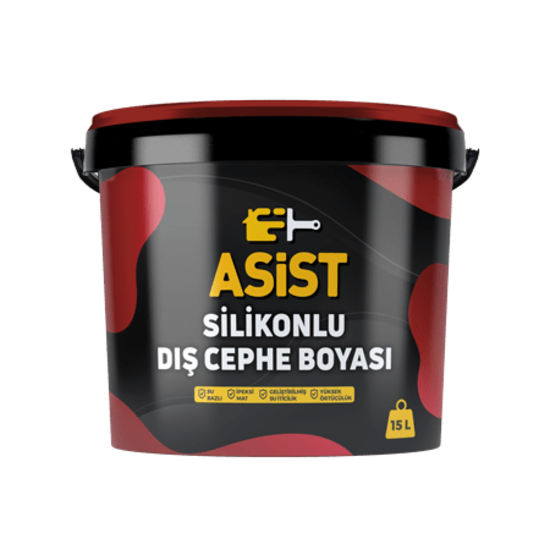 Albera Boya - Asist Silikonlu Dış Cephe Boyası - Silikonlu Dış Cephe Boyası