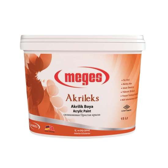 Meges Boya - Akrileks Akrilik Düz Boya