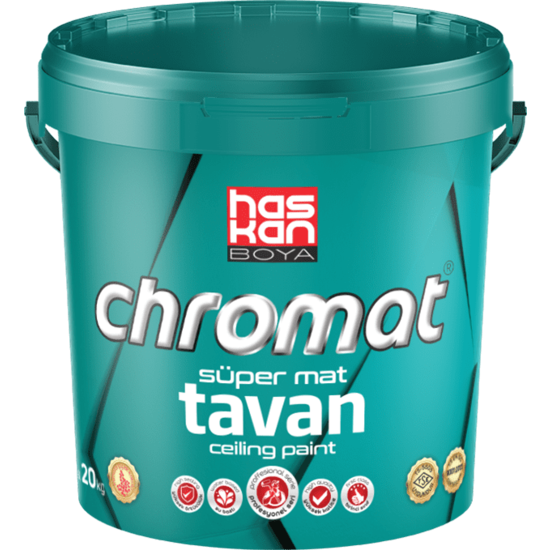 Haskan Boya - Chromat Süper Tavan - Mat Beyaz Tavan Boyası