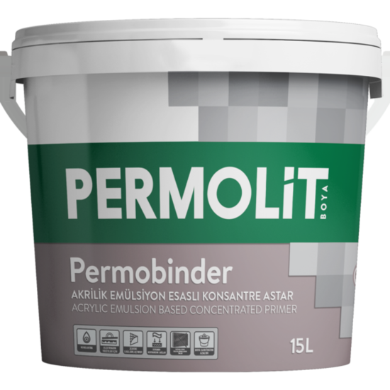 Permolit - Permobinder Akrilik Emülsiyon Esaslı Konsantre Astar