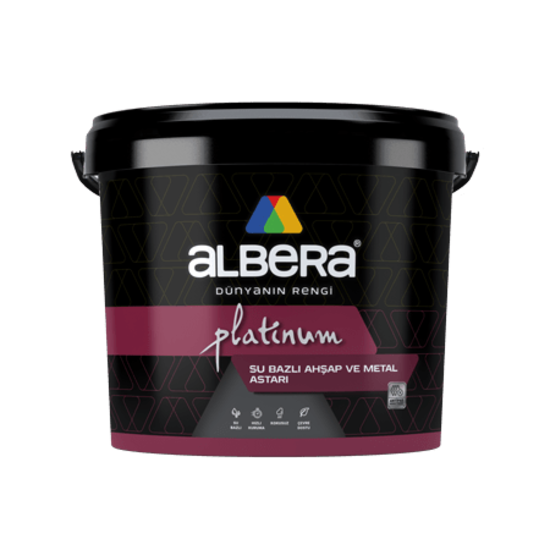 Albera Boya - Platinum Su Bazlı Ahşap ve Metal Astarı - Albera Platinum Su Bazlı Ahşap ve Metal Astarı