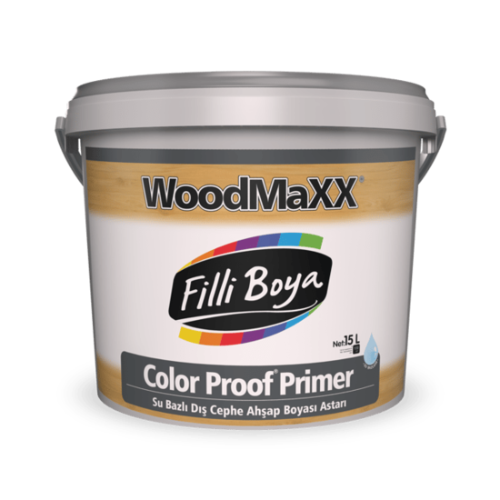 Filli Boya - WoodMaXX Color Proof Primer - Su Bazlı Dış Cephe Ahşap Boyası Astarı