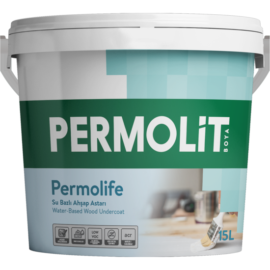 Permolit - Permolife Su Bazlı Ahşap Astarı - Şeffaf