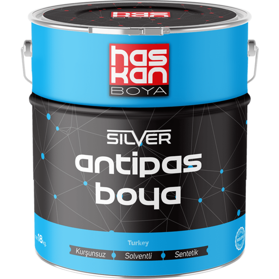 Haskan Boya - Silver Antipas Boya - Metal Yüzey Koruyucu Astar