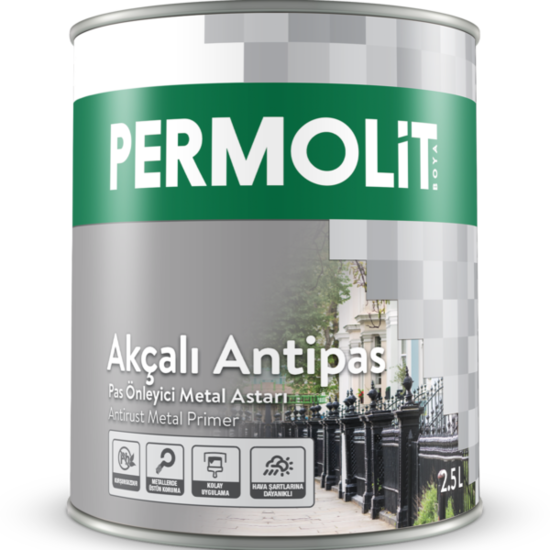 Permolit - Akçalı Antipas Pas Önleyici Metal Astarı