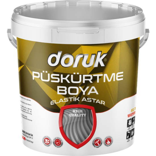 Haskan Boya - Doruk Püskürtme Boya - Dekoratif Desenli İç Cephe Boyası