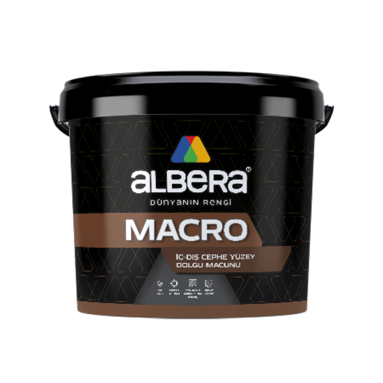 Albera Boya - Macro - İç ve Dış Cephe Yüzey Dolgu Macunu