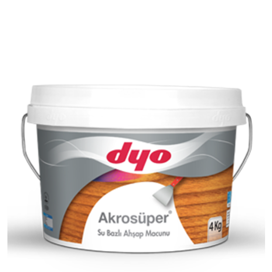 Dyo Boya - Akrosüper - Su Bazlı Ahşap Macunu
