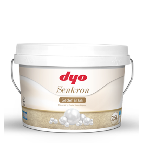 Dyo Boya - Senkron Sedef Etkili - Dekoratif İç Cephe Duvar Boyası