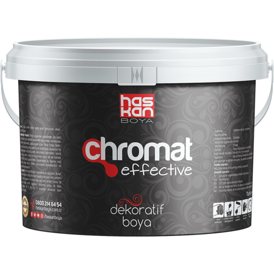 Haskan Boya - Chromat Effectıve - Sedefli Dekoratif İç Cephe Boyası