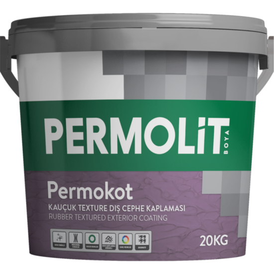 Permolit - Permokot Kauçuk Texture Dış Cephe Kaplaması