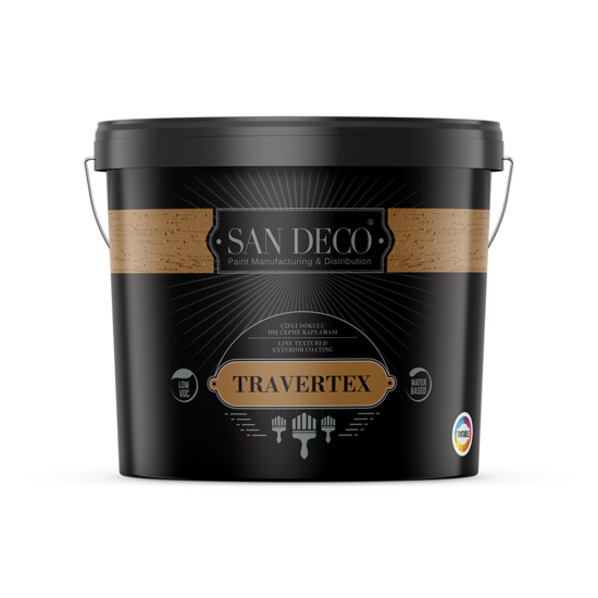 San Deco - Travertex - Çizgi Dokulu Dış Cephe Kaplaması
