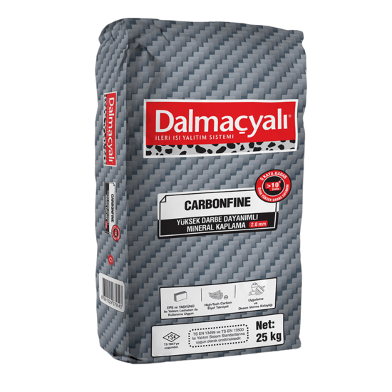 Filli Boya Dalmaçyalı - CarbonFine Mineral Kaplama - Tane Doku - 2,0 mm Filli Boya Dalmaçyalı - CarbonFine Mineral Kaplama - Tane Doku - 2,0 mm