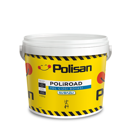 Polisan - Poliroad Yol Çizgi Boyası - Su Bazlı