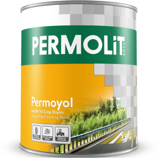 Permolit - Permoyol Akrilik Yol Çizgi Boyası