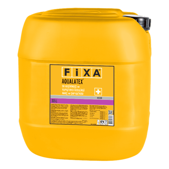 Fixa Yapı Kimyasalları - Aqualatex - Su Geçirimsiz Ve Yapıştırıcı Özellikli Harç Ve Şap Katkısı