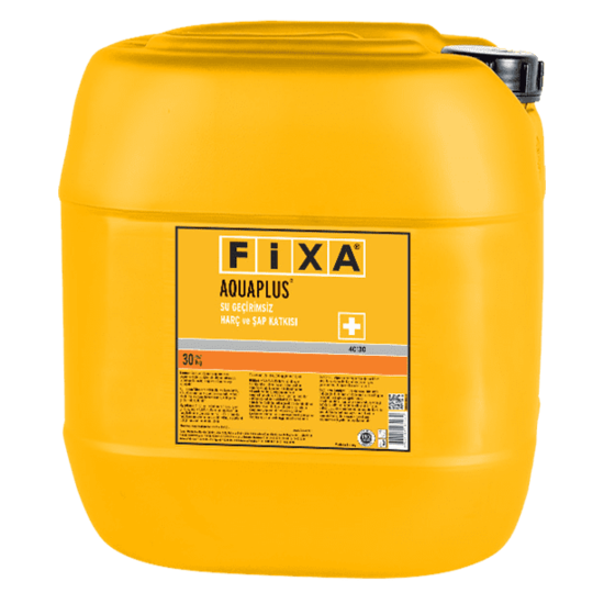 Fixa Yapı Kimyasalları - Aquaplus - Su Geçirimsiz Harç Ve Şap Katkısı