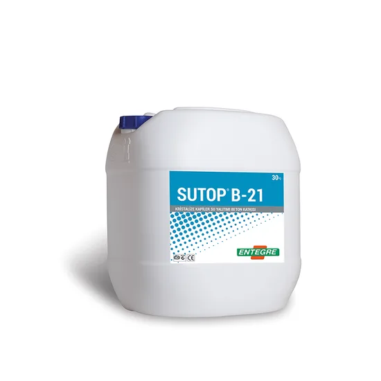 Entegre - Sutop B 21 - Kristalize Kapiler Su Yalıtımı Beton Katkısı