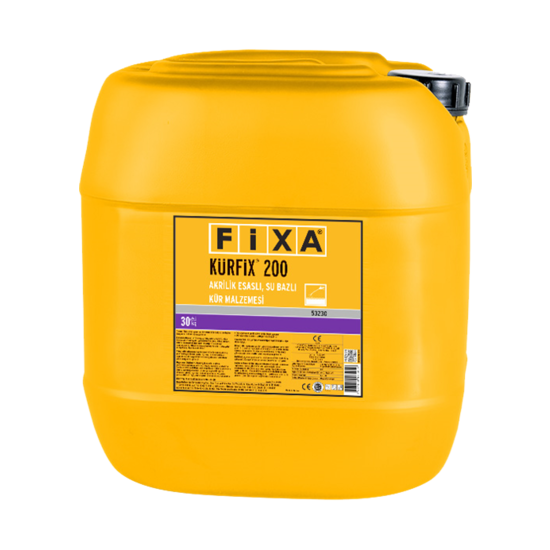 Fixa Yapı Kimyasalları - Kürfix 200 - Akrilik Esaslı, Su Bazlı Kür Malzemesi