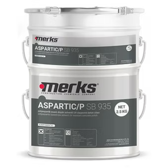 Merks - Aspartic P SB 935 - İki Bileşenli - Beton Cilası