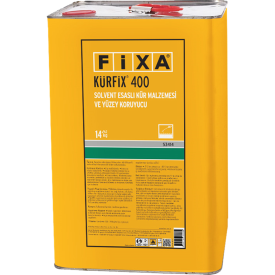 Fixa Yapı Kimyasalları - Kürfix 400 - Solvent Esaslı Kür Malzemesi Ve Yüzey Koruyucu