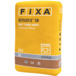 Fixa Yapı Kimyasalları - Repairfix 5W - İnce Tamir Harcı (Beyaz)
