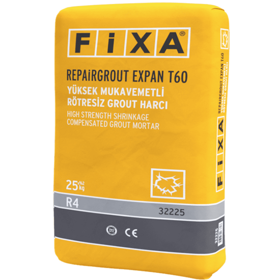 Fixa Yapı Kimyasalları - Repairgrout Expan T60 - Yüksek Mukavemetli Rötresiz Grout Harcı