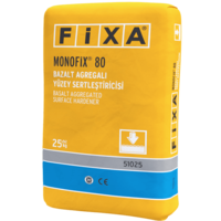 Fixa Yapı Kimyasalları - Monofix 80 (Renk : Gri) - Bazalt Agregalı Yüzey Sertleştiricisi