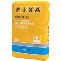 Fixa Yapı Kimyasalları - Monofix 80 (Renk : Kırmızı) - Bazalt Agregalı Yüzey Sertleştiricisi