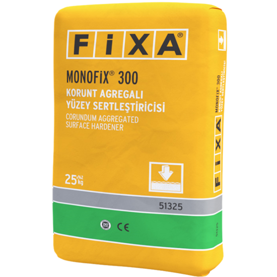 Fixa Yapı Kimyasalları - Monofix 300 (Renk : Kırmızı) - Korunt Agregalı Yüzey Sertleştiricisi