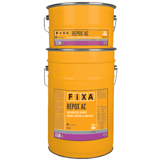 Fixa Yapı Kimyasalları - Repox Ac - Solventsiz Epoksi Renkli Astar ve Ara Kat Fixa Yapı Kimyasalları - Repox Ac - Solventsiz Epoksi Renkli Astar ve Ara Kat
